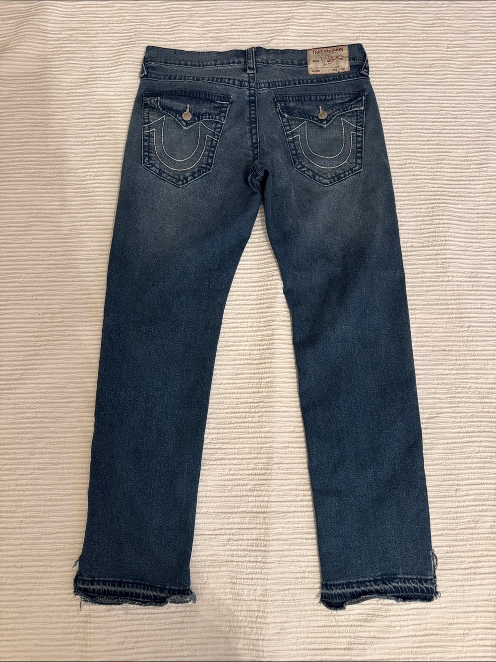 True Religion MENS Geno Relaxed Slim Jeans sz 33